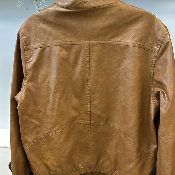 Brown Leather Jacket for Women Size Medium - Picture 7 of 7